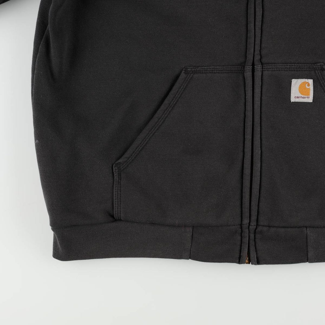 Carhartt Rain Defender Full-Zip Hoodie, Men's Size L cotton black type Vintage Second Hand
