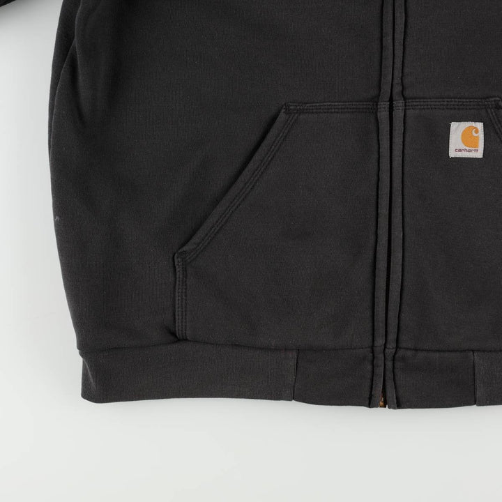 Carhartt Rain Defender Full-Zip Hoodie, Men's Size L cotton black type Vintage Second Hand