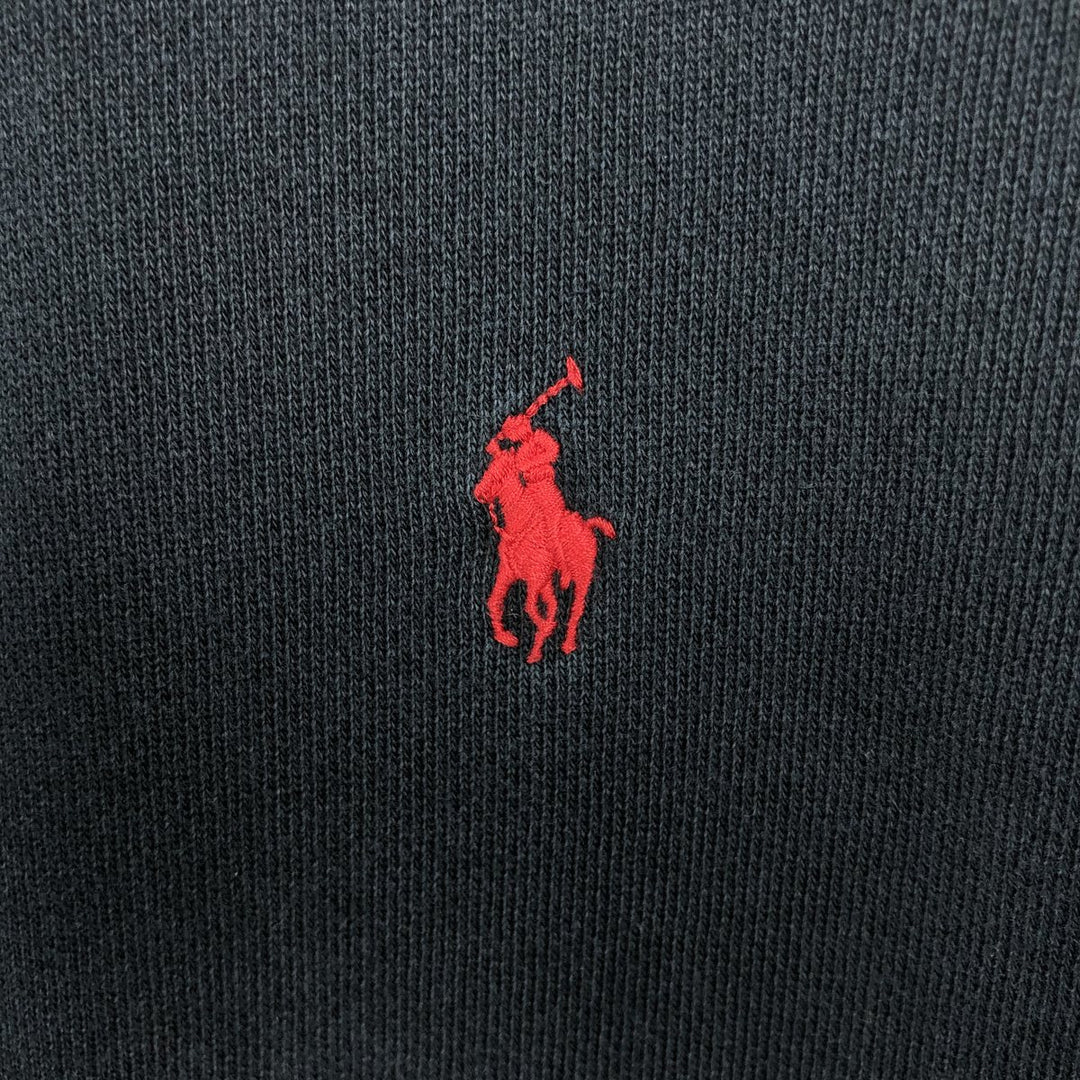 Ralph Lauren POLO by Ralph Lauren Sweat Full Zip Hoodie Men's L size cotton black type Vintage Second Hand