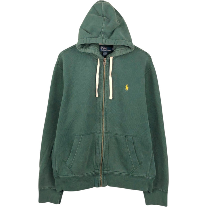 Ralph Lauren POLO by Ralph Lauren Sweat Full Zip Hoodie Men's XL cotton green type Vintage Second Hand