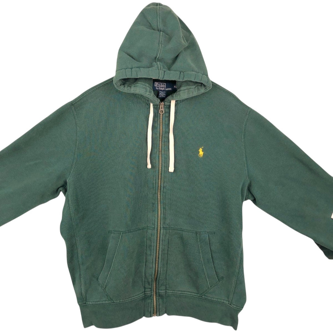Ralph Lauren POLO by Ralph Lauren Sweat Full Zip Hoodie Men's XL cotton green type Vintage Second Hand