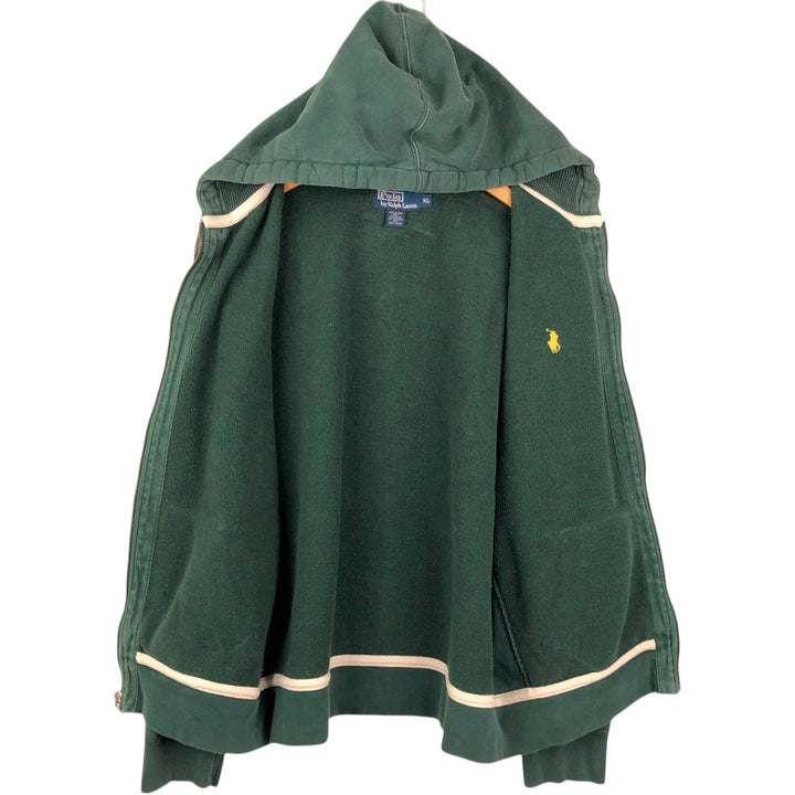 Ralph Lauren POLO by Ralph Lauren Sweat Full Zip Hoodie Men's XL cotton green type Vintage Second Hand