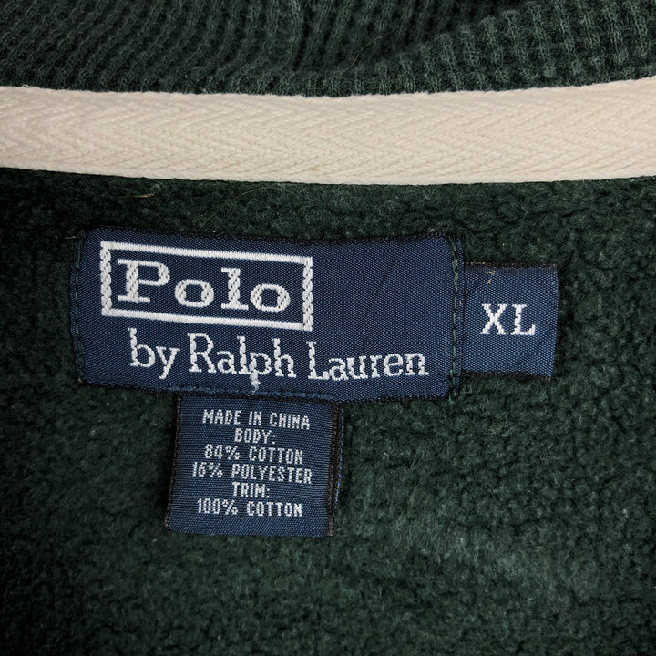 Ralph Lauren POLO by Ralph Lauren Sweat Full Zip Hoodie Men's XL cotton green type Vintage Second Hand