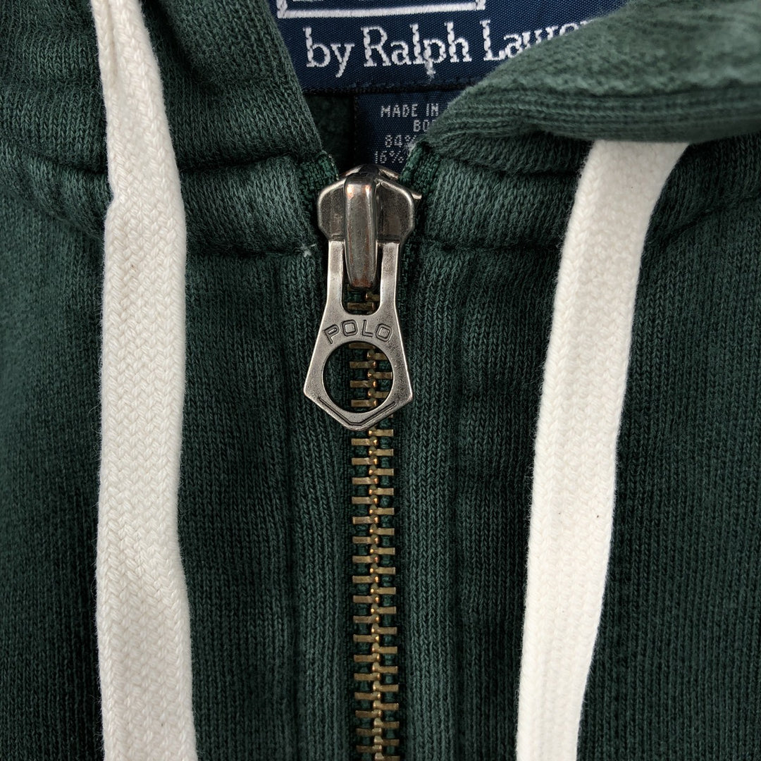 Ralph Lauren POLO by Ralph Lauren Sweat Full Zip Hoodie Men's XL cotton green type Vintage Second Hand