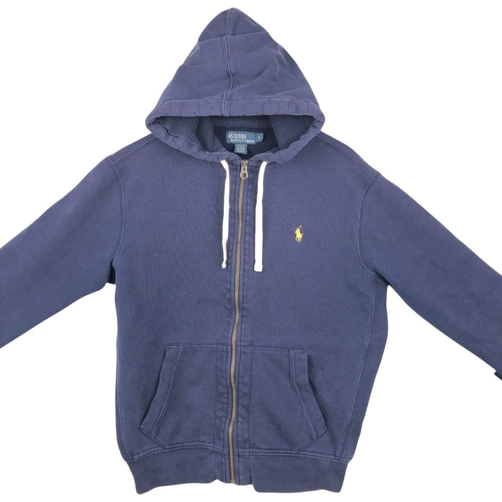 Ralph Lauren POLO by Ralph Lauren Sweat Full Zip Hoodie Men's L size cotton navy blue type Vintage Second Hand