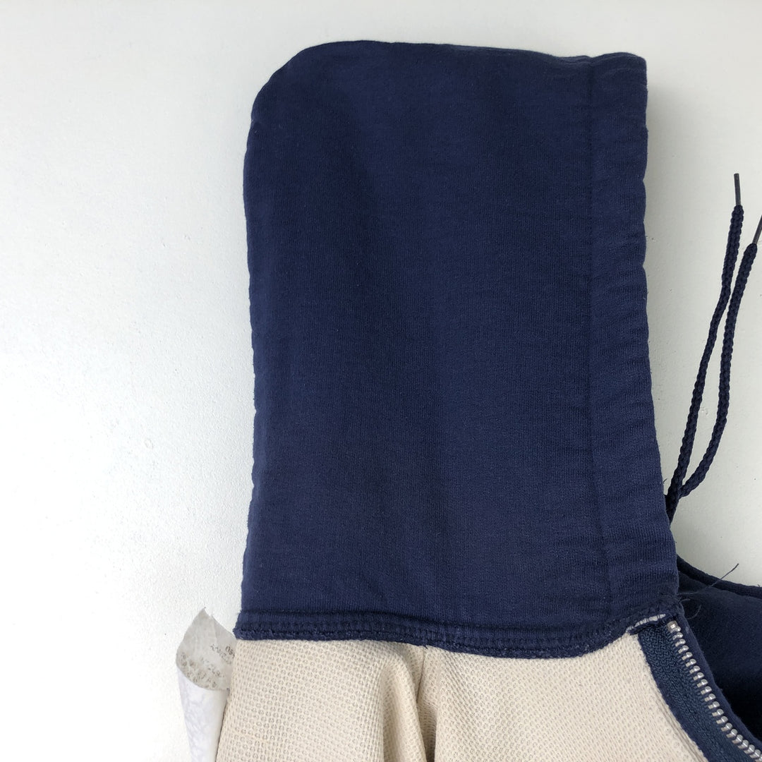 Vintage 80s-90'S Carhartt full-zip sweatshirt hoodie, size M, men's unclear Navy blue Vintage Second Hand