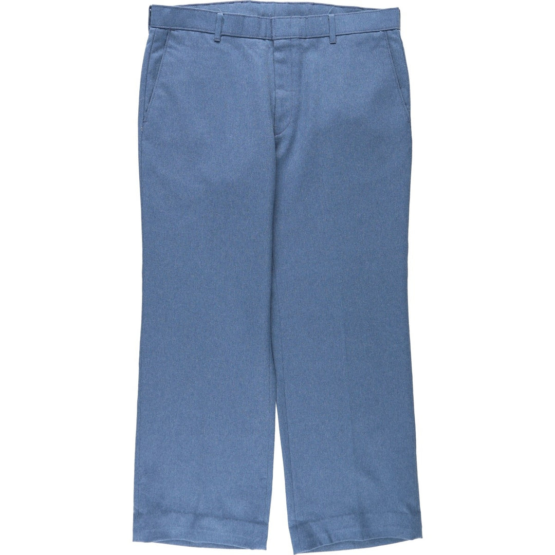 1980'S Levi's Action Slacks STA-PREST (Men's W36 equivalent) Vintage unclear blue type Vintage Second Hand