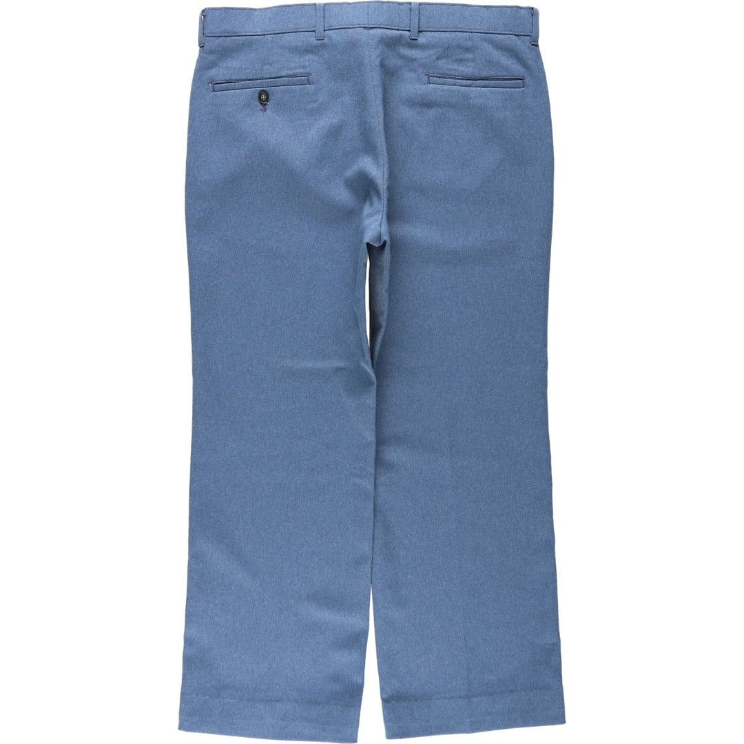 1980'S Levi's Action Slacks STA-PREST (Men's W36 equivalent) Vintage unclear blue type Vintage Second Hand