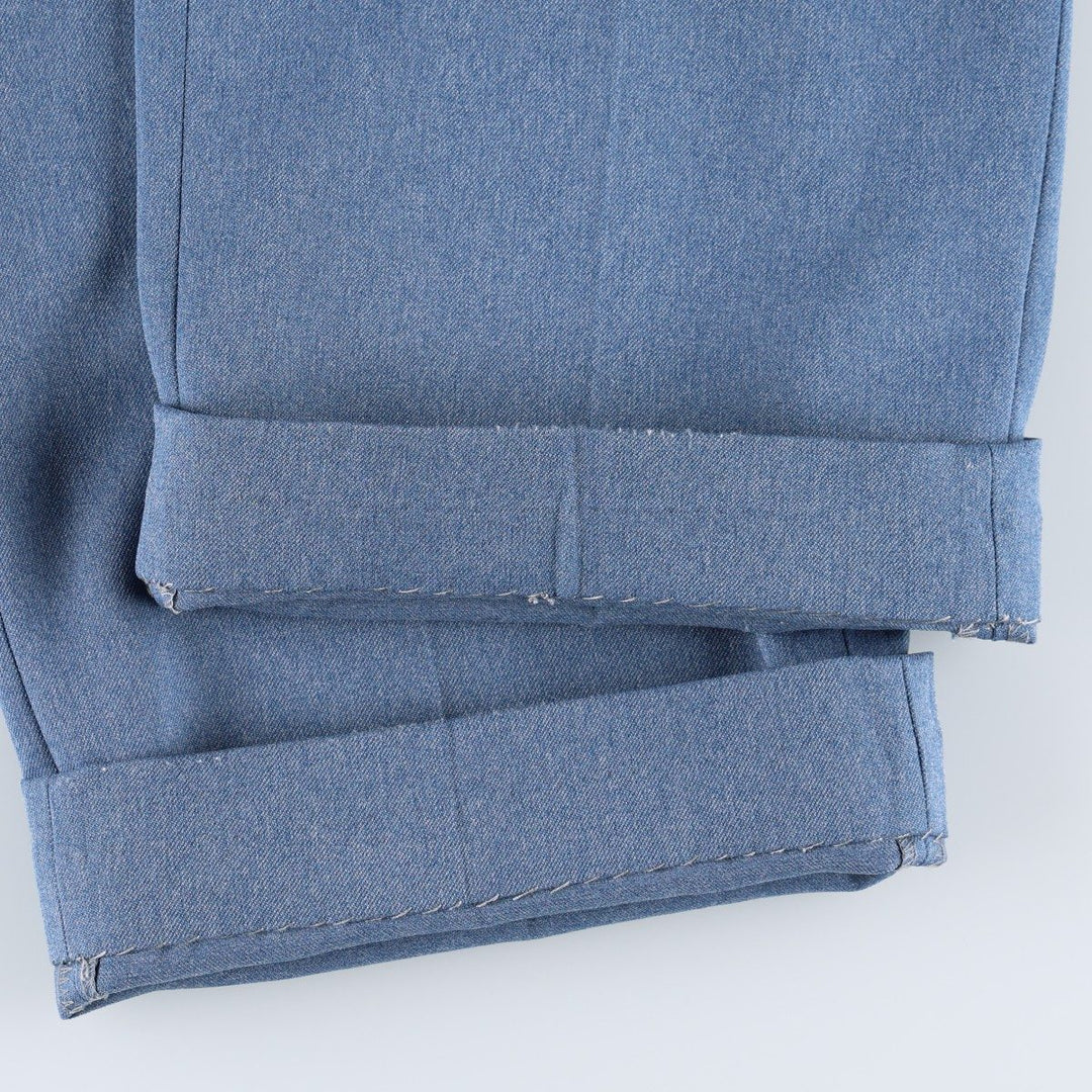 1980'S Levi's Action Slacks STA-PREST (Men's W36 equivalent) Vintage unclear blue type Vintage Second Hand