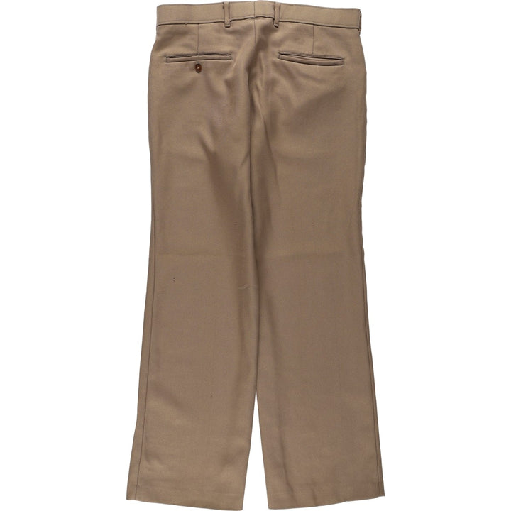 80'S Levi's ACTION SLACKS STA-PREST Sta-Prest slacks pants for men, size w32, vintage unclear brown type Vintage Second Hand