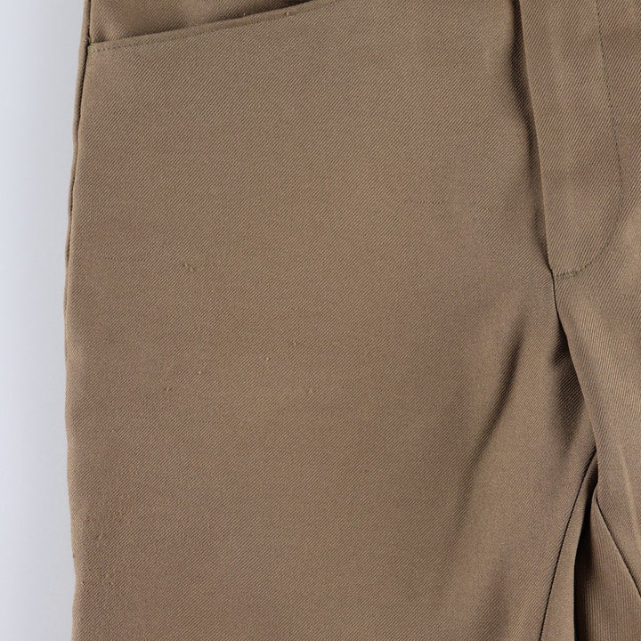 80'S Levi's ACTION SLACKS STA-PREST Sta-Prest slacks pants for men, size w32, vintage unclear brown type Vintage Second Hand