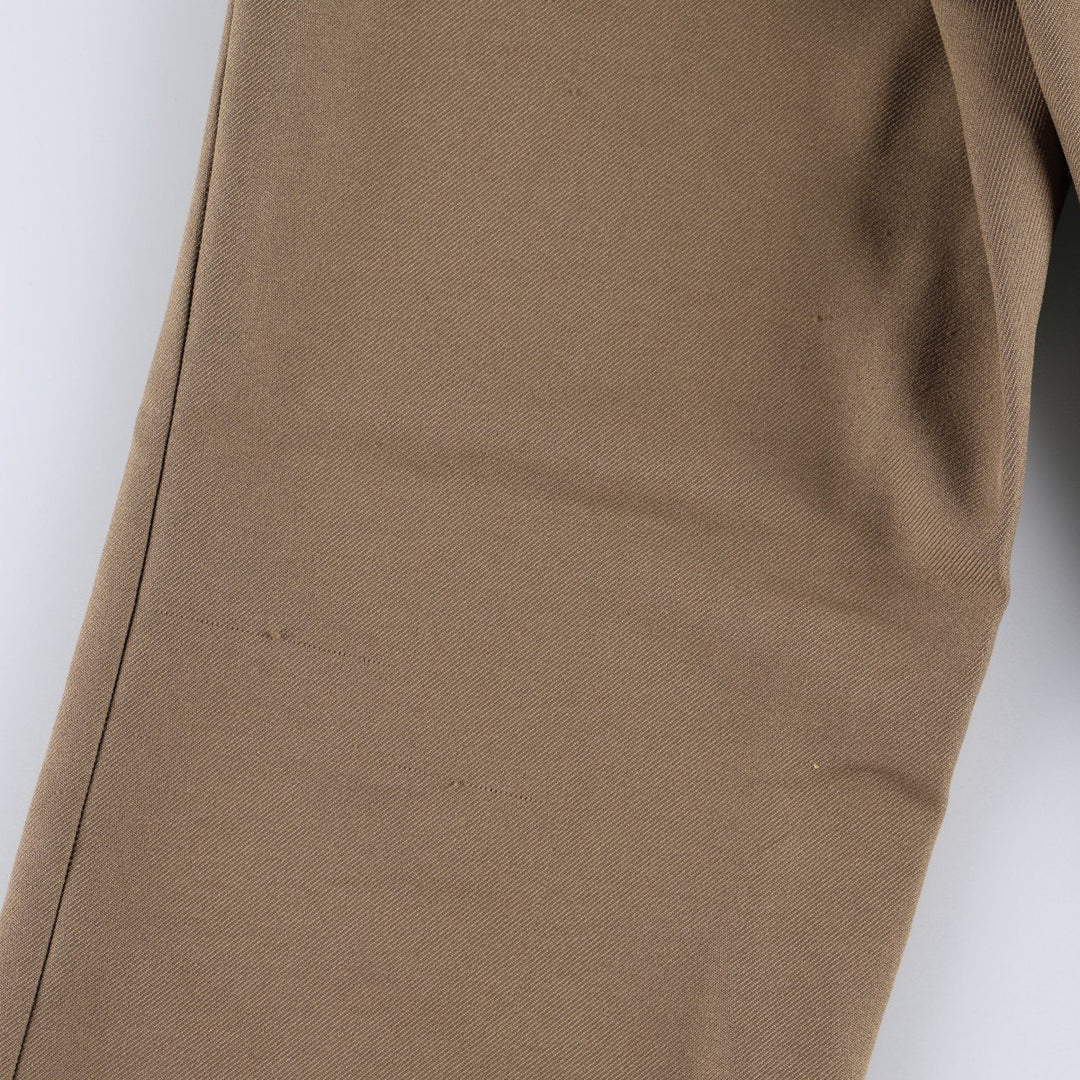 80'S Levi's ACTION SLACKS STA-PREST Sta-Prest slacks pants for men, size w32, vintage unclear brown type Vintage Second Hand