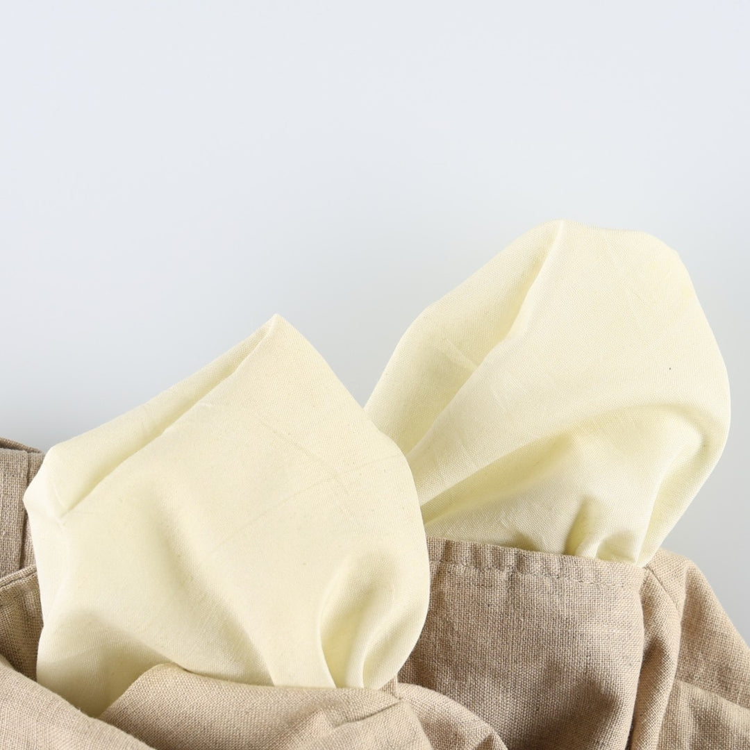 Two-pleat linen trousers, men's size W30 equivalent. unclear Beige type Vintage Second Hand