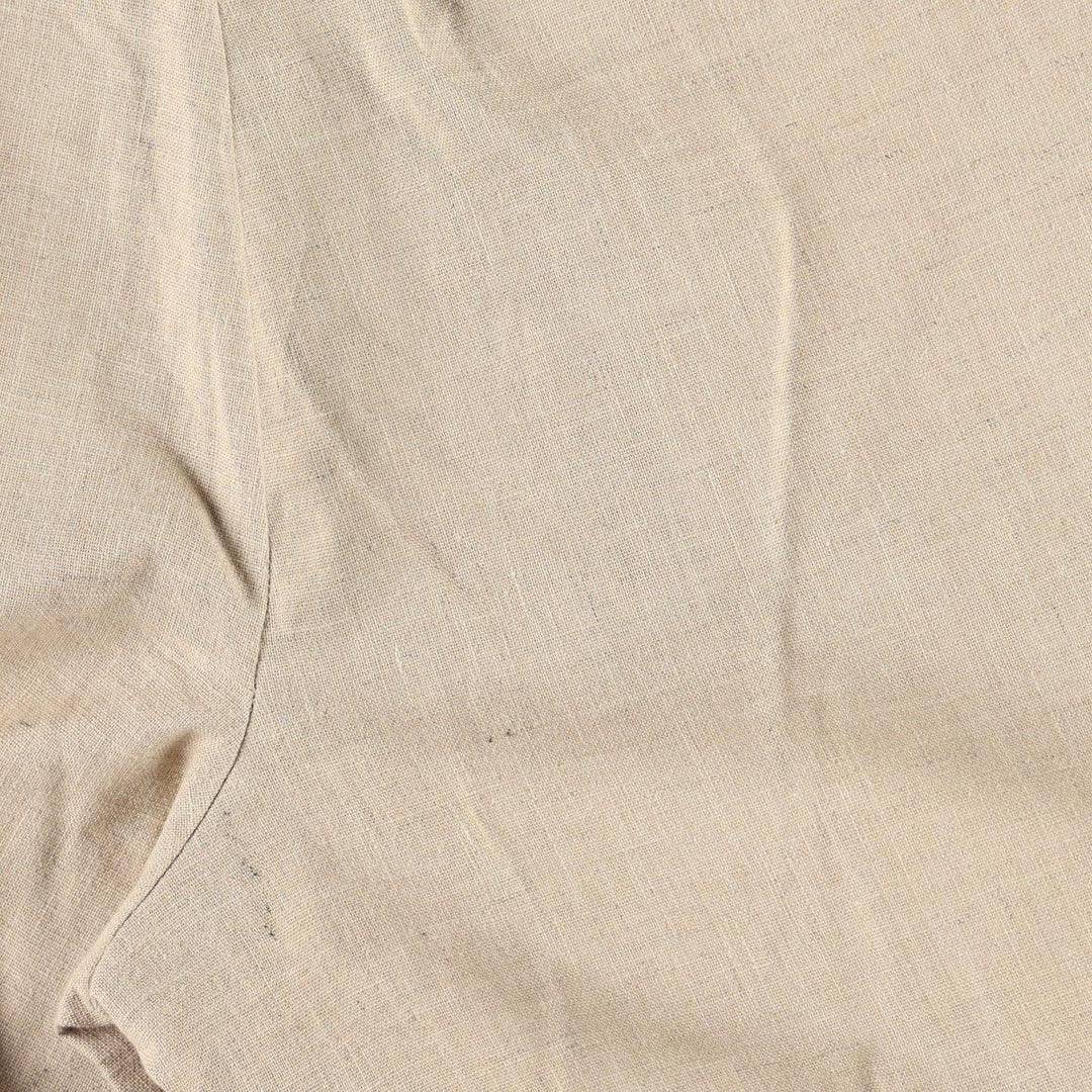 Two-pleat linen trousers, men's size W30 equivalent. unclear Beige type Vintage Second Hand