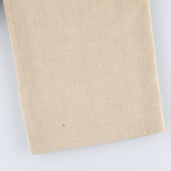 Two-pleat linen trousers, men's size W30 equivalent. unclear Beige type Vintage Second Hand