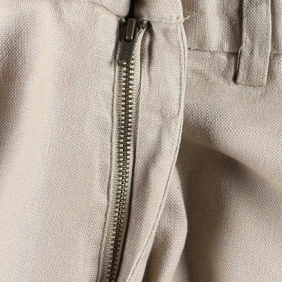 Banana Republic linen pants/slacks, men's size W35 (approx.) linen Beige type Vintage Second Hand