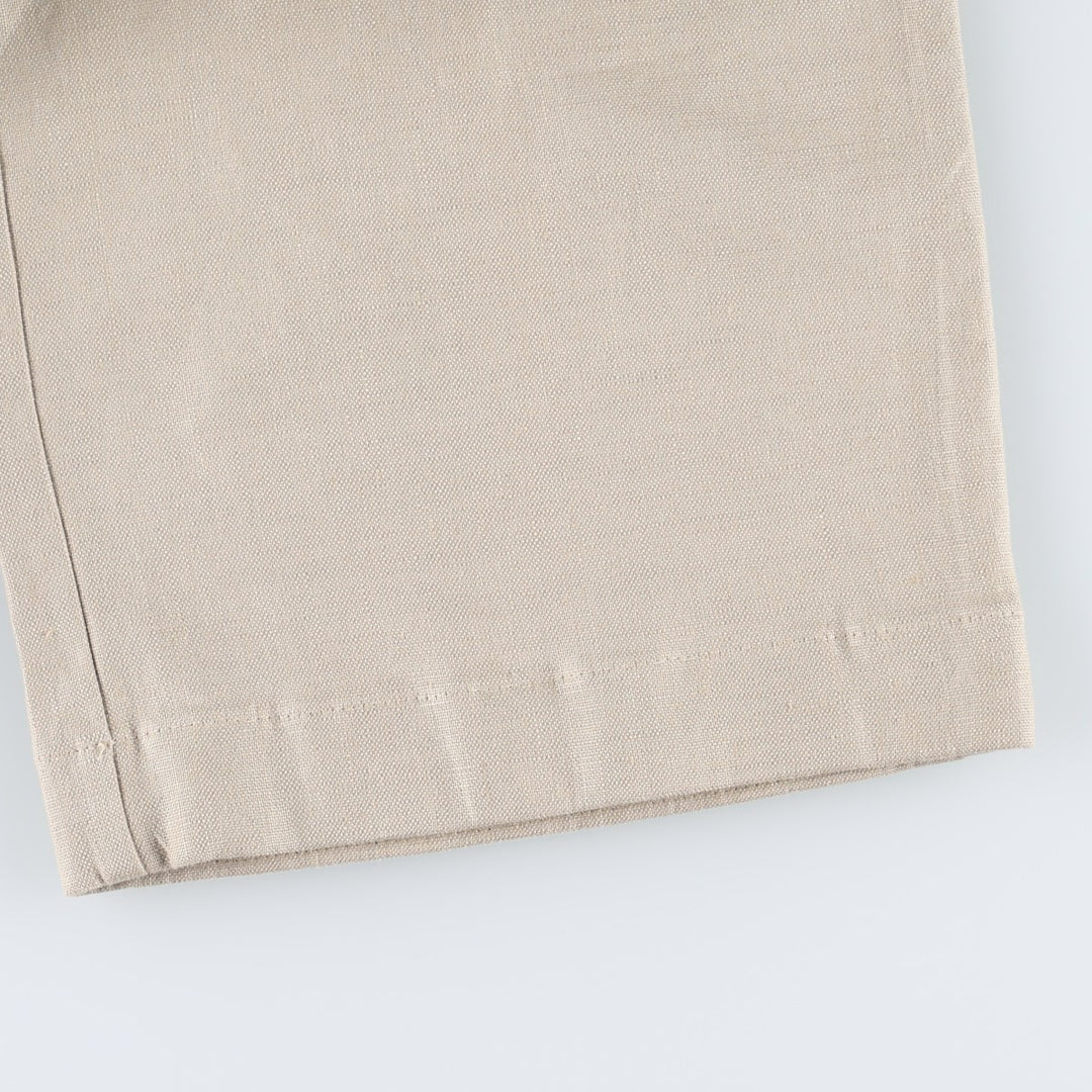 Banana Republic linen pants/slacks, men's size W35 (approx.) linen Beige type Vintage Second Hand