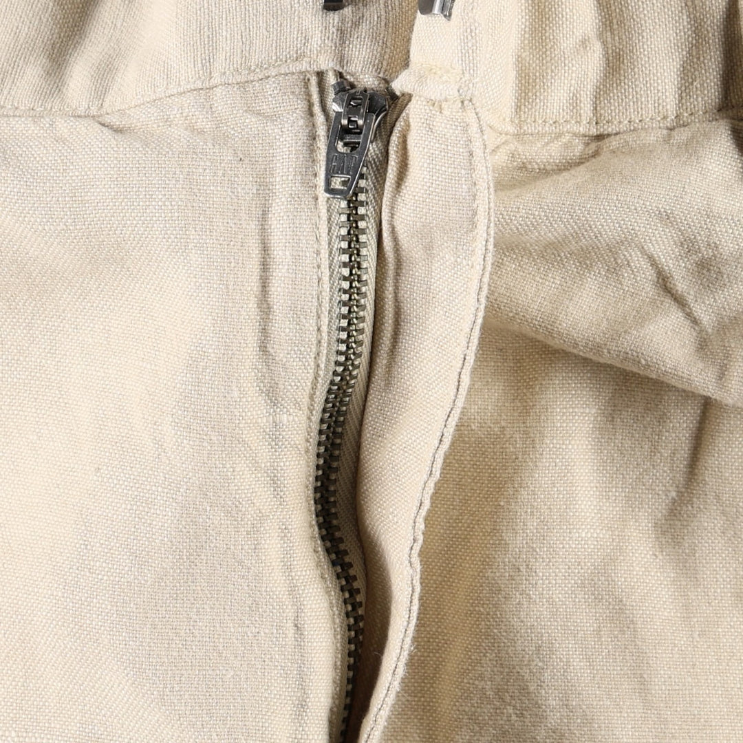 GAP One-Pleat Cotton x Linen Pants, Men's Size W35 (approx.) linen Beige type Vintage Second Hand