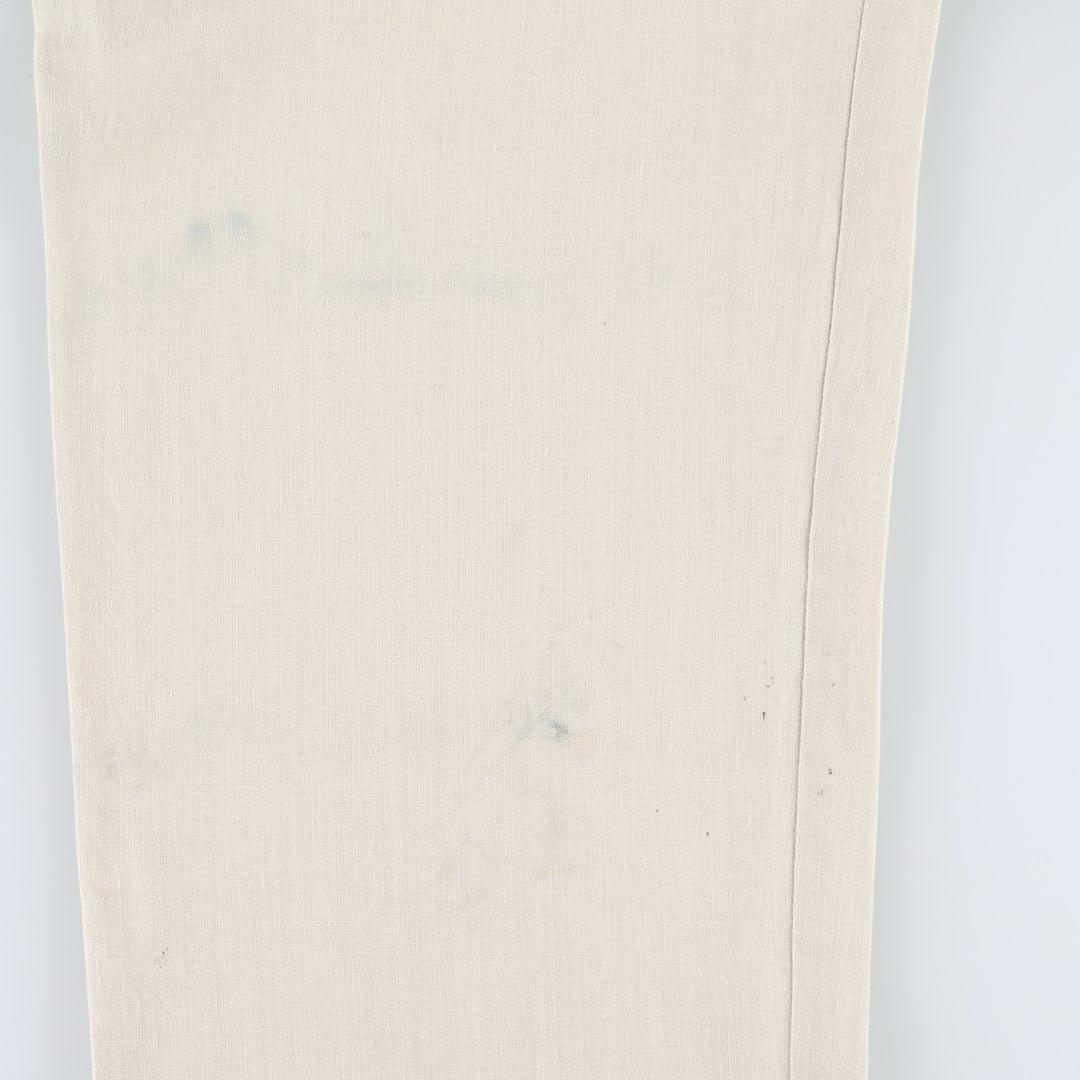 Banana Republic two-pleat linen trousers, men's size W31 (approx.) linen Beige type Vintage Second Hand