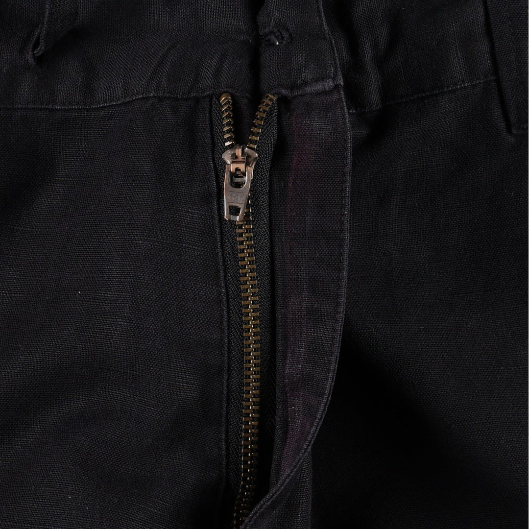 STRUCTURE Cargo Pants, Men's Size L (equivalent) linen black type Vintage Second Hand