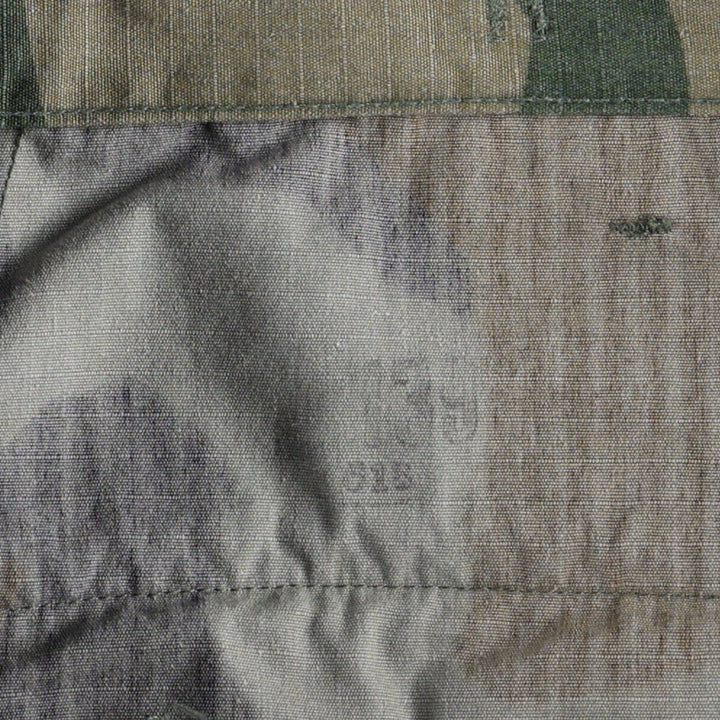 2000'S US Military Issue Woodland Camo Ripstop Military Cargo Pants Combat Pants Made in USA MEDIUM-REGULAR Nylon Khaki type Vintage Second Hand