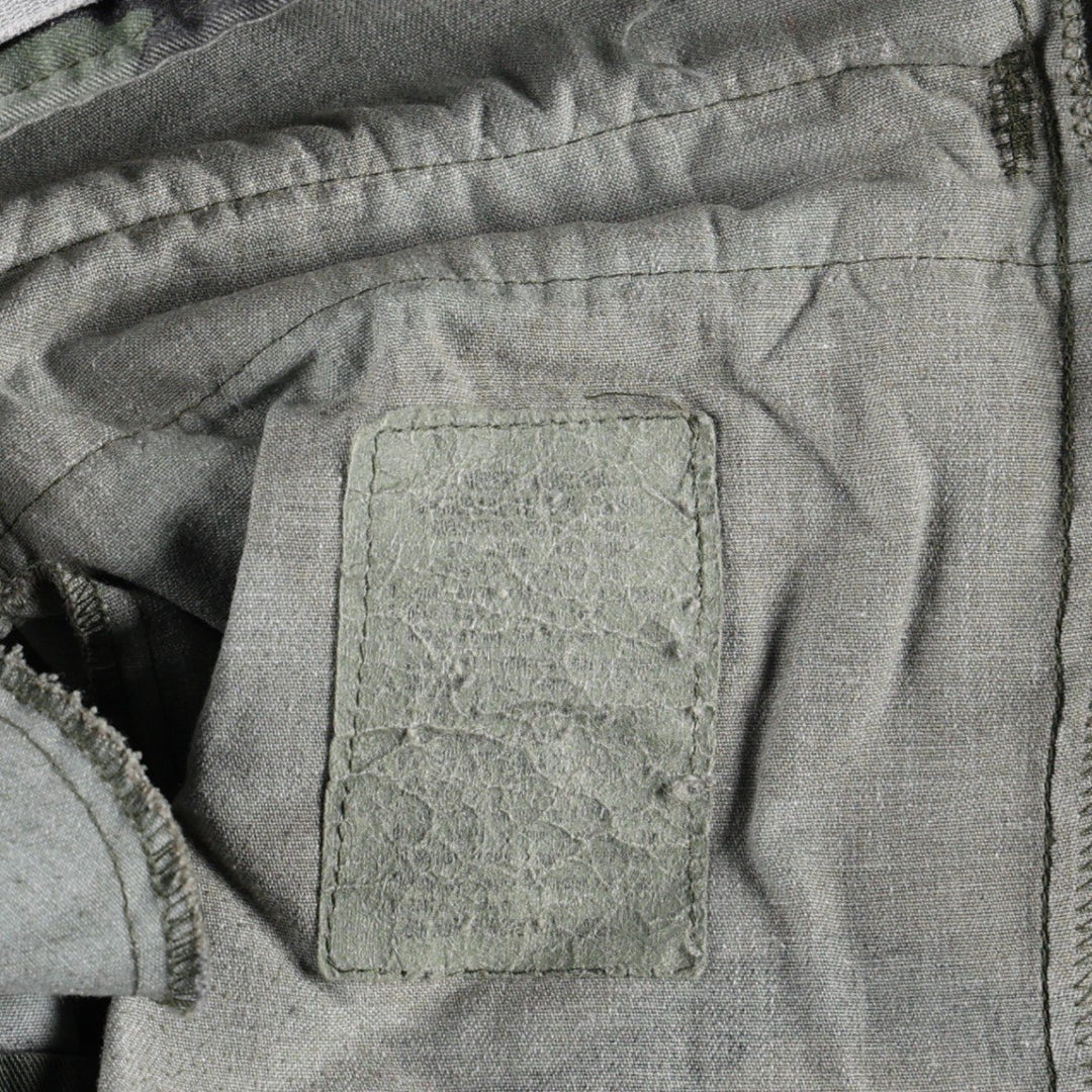US military camouflage pattern woodland camo military cargo pants combat pants men's size W36 equivalent unclear Khaki type Vintage Second Hand