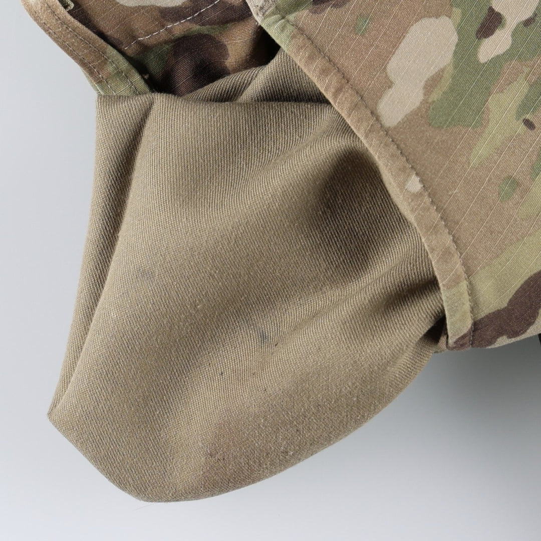 Genuine US military surplus Multicam camouflage pattern ripstop military cargo pants/combat pants, made in the USA, men's size W31 equivalent. Nylon Khaki type Vintage Second Hand