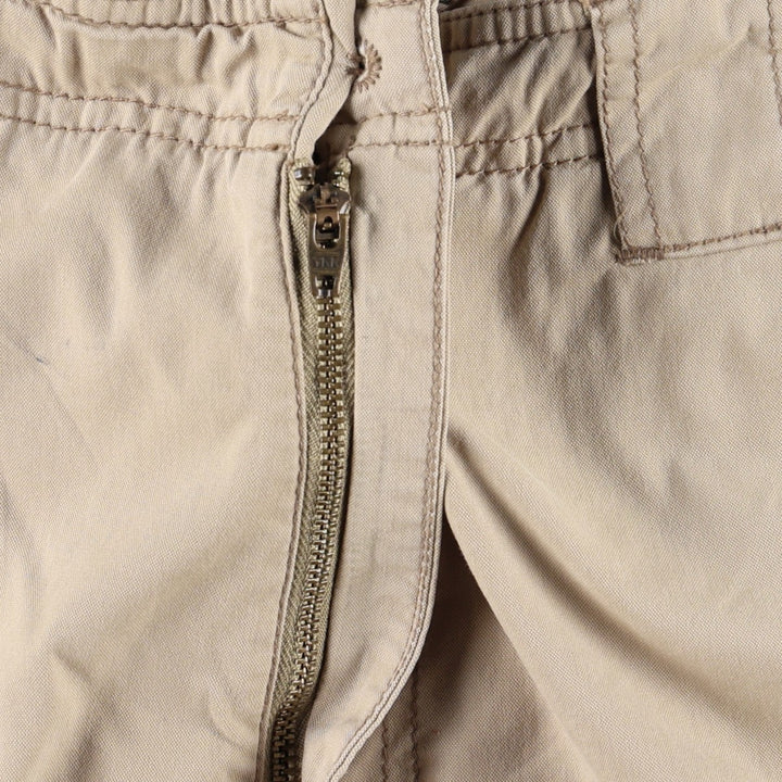 Civilian Eddie Bauer 3-Way Military Cargo Pants, Men's W35 (approx.) cotton Khaki type beige Vintage Second Hand