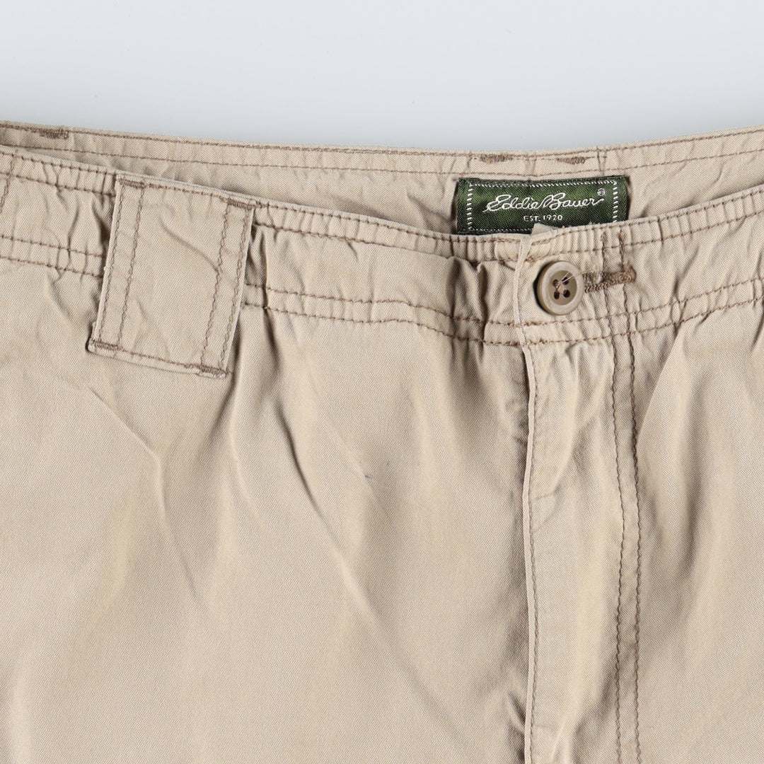 Civilian Eddie Bauer 3-Way Military Cargo Pants, Men's W35 (approx.) cotton Khaki type beige Vintage Second Hand
