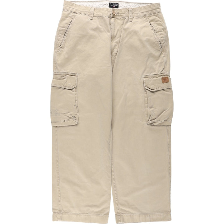 2000'S civilian-made Ralph Lauren POLO JEANS COMPANY military cargo pants, men's size W36 (approx.) cotton Beige type Vintage Second Hand