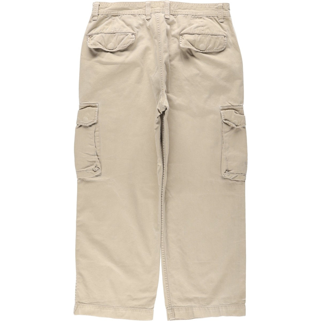 2000'S civilian-made Ralph Lauren POLO JEANS COMPANY military cargo pants, men's size W36 (approx.) cotton Beige type Vintage Second Hand