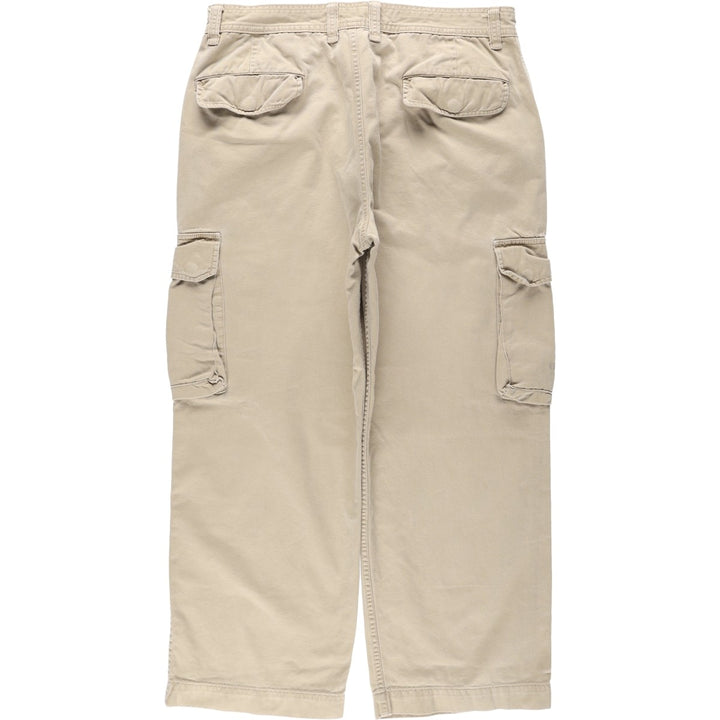 2000'S civilian-made Ralph Lauren POLO JEANS COMPANY military cargo pants, men's size W36 (approx.) cotton Beige type Vintage Second Hand