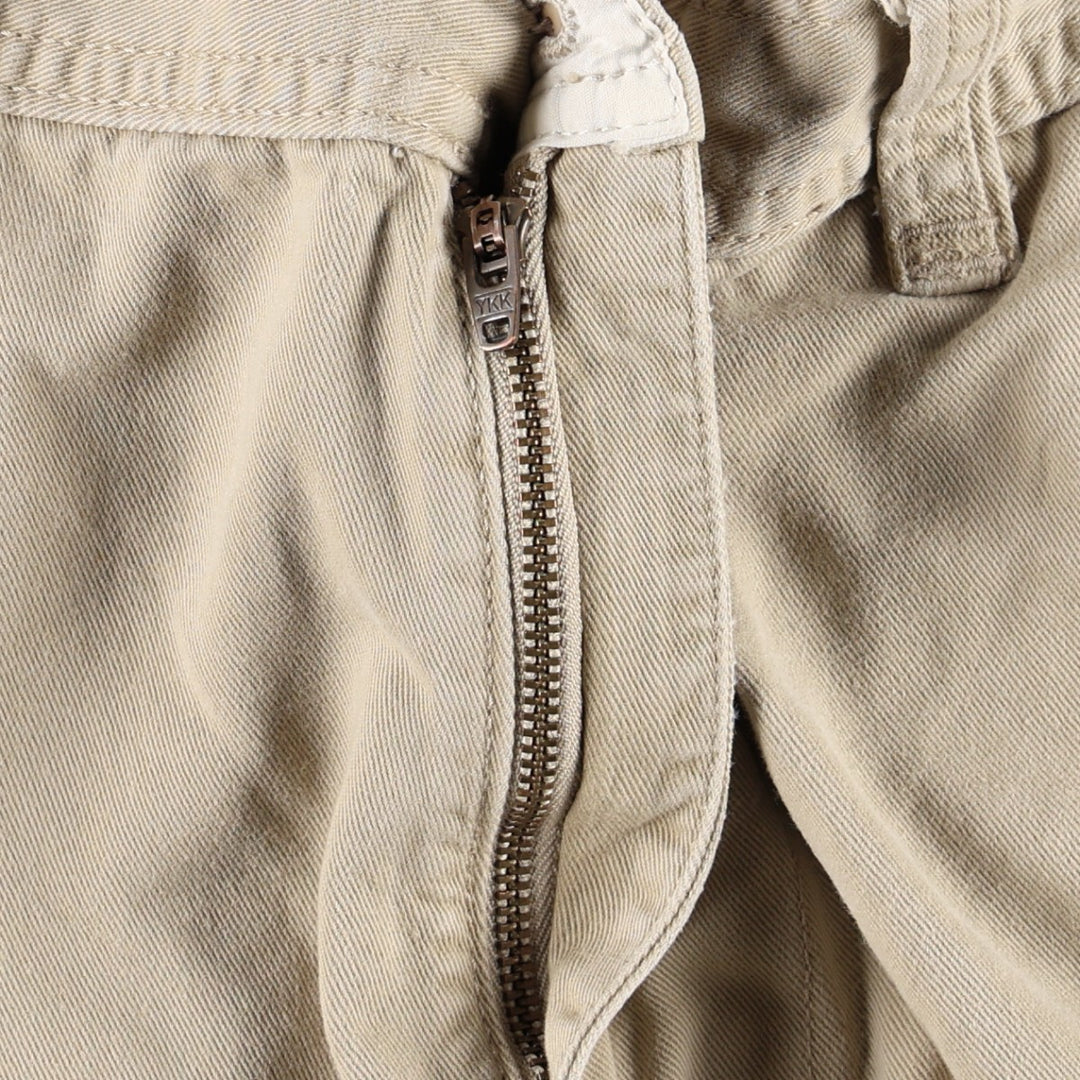 2000'S civilian-made Ralph Lauren POLO JEANS COMPANY military cargo pants, men's size W36 (approx.) cotton Beige type Vintage Second Hand