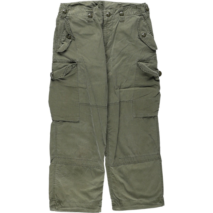 1990'S Canadian Army Military Cargo Pants, Men's Size W32 (approx.), Vintage unclear Khaki type Vintage Second Hand