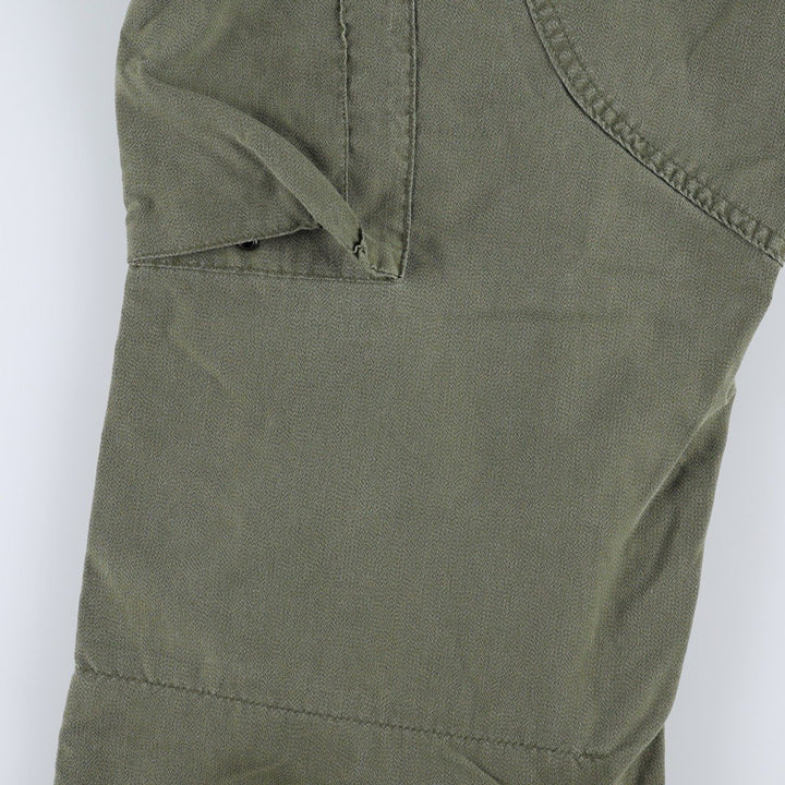 1990'S Canadian Army Military Cargo Pants, Men's Size W32 (approx.), Vintage unclear Khaki type Vintage Second Hand