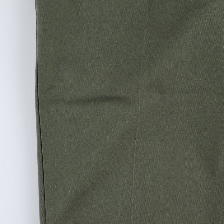 1980'S US Military Issue Baker Pants, Made in USA, Size 40x31 (Men's W39 equivalent), Vintage polyester Khaki type Vintage Second Hand
