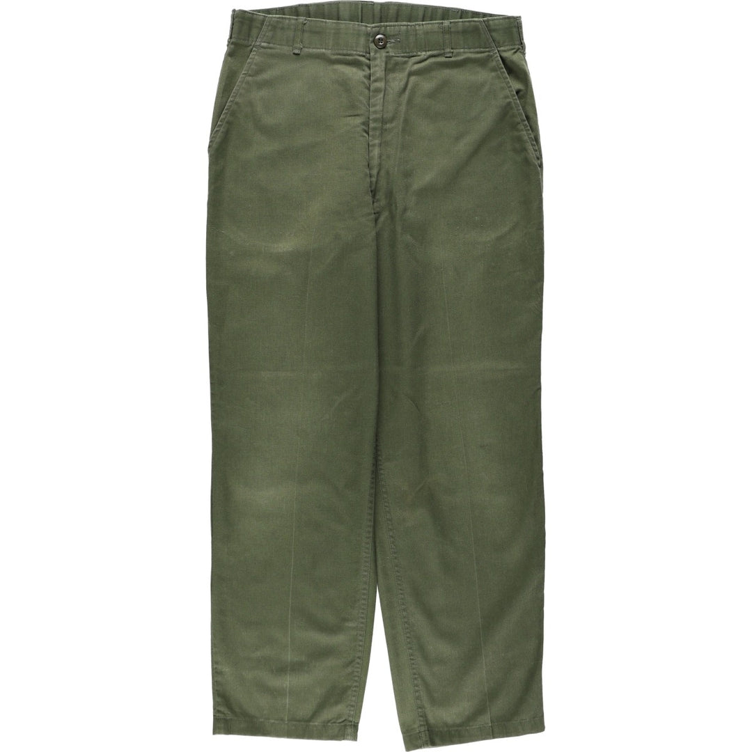 US Military Pants, Size 36x29 (Men's W33 equivalent), Vintage unclear Khaki type Vintage Second Hand