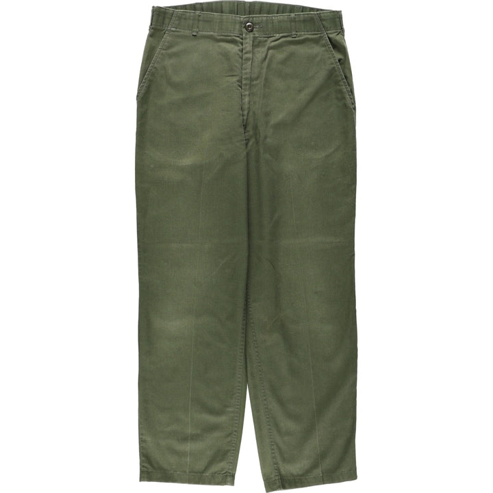 US Military Pants, Size 36x29 (Men's W33 equivalent), Vintage unclear Khaki type Vintage Second Hand