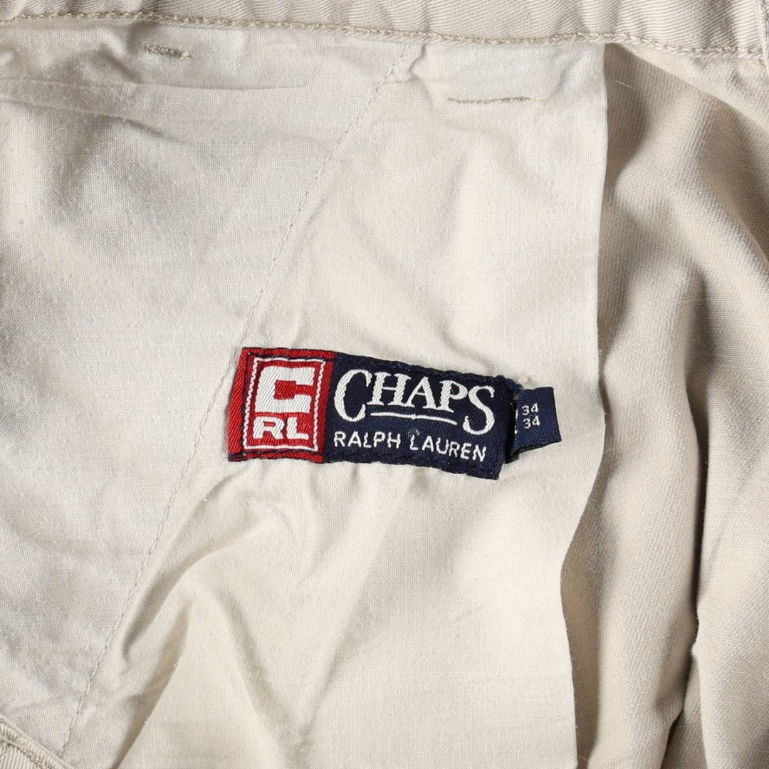 Ralph Lauren CHAPS Chino Cargo Pants, Men's W32 (approx.) unclear Beige type Vintage Second Hand