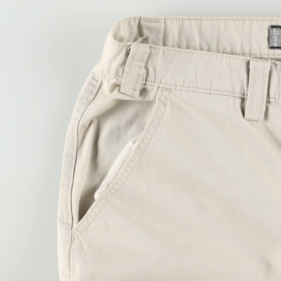 Levi's SILVER TAB Khakis Chino Pants, Men's Size W36 (approx.) cotton Beige type Vintage Second Hand