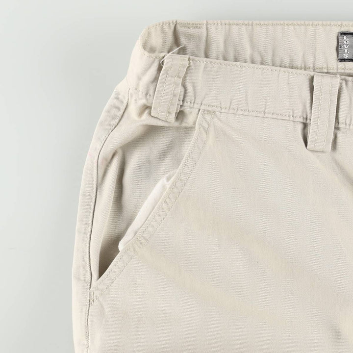 Levi's SILVER TAB Khakis Chino Pants, Men's Size W36 (approx.) cotton Beige type Vintage Second Hand