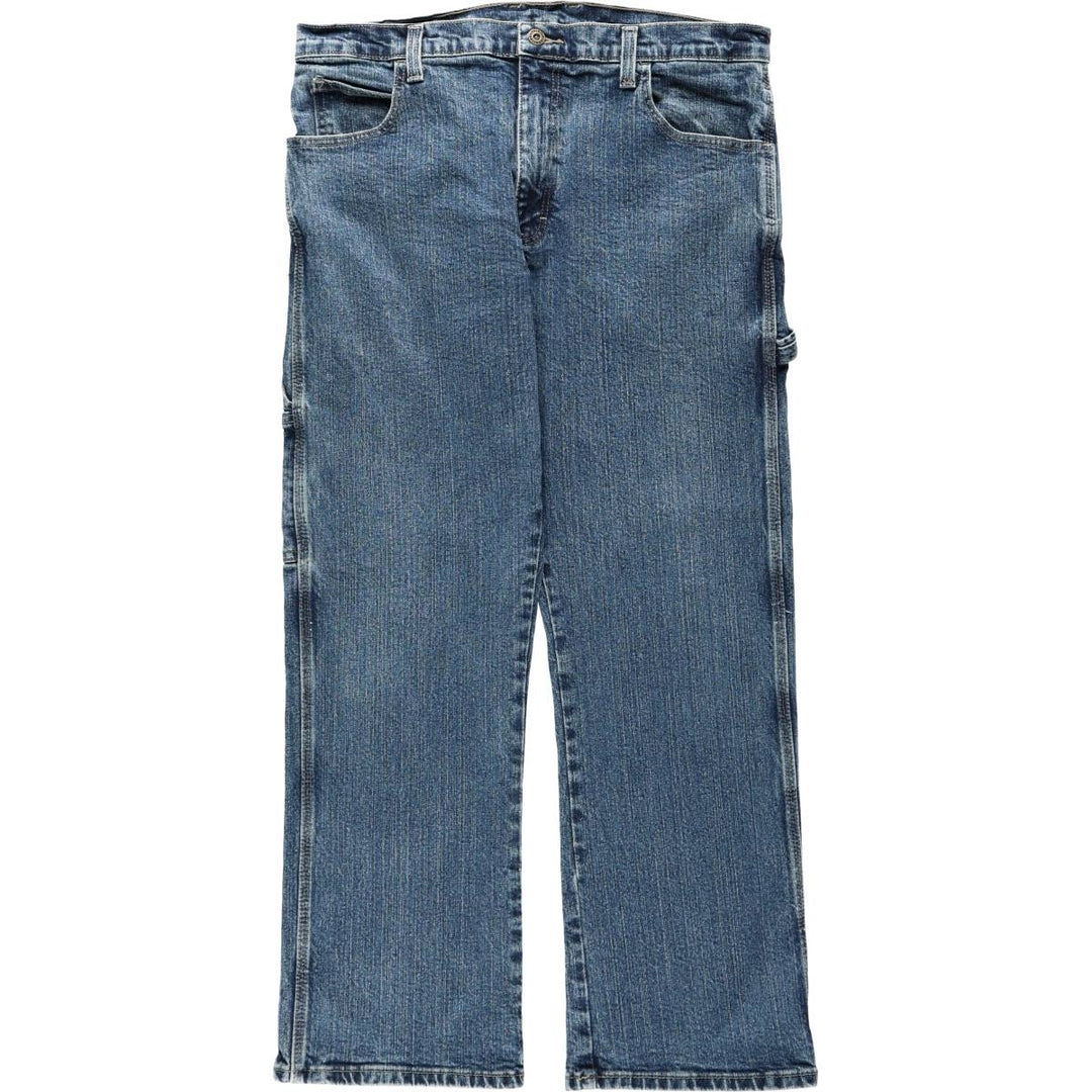 Dickies denim painter pants for men, equivalent to W35 cotton blue type Vintage Second Hand