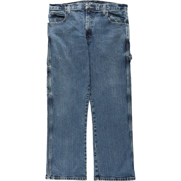 Dickies denim painter pants for men, equivalent to W35 cotton blue type Vintage Second Hand