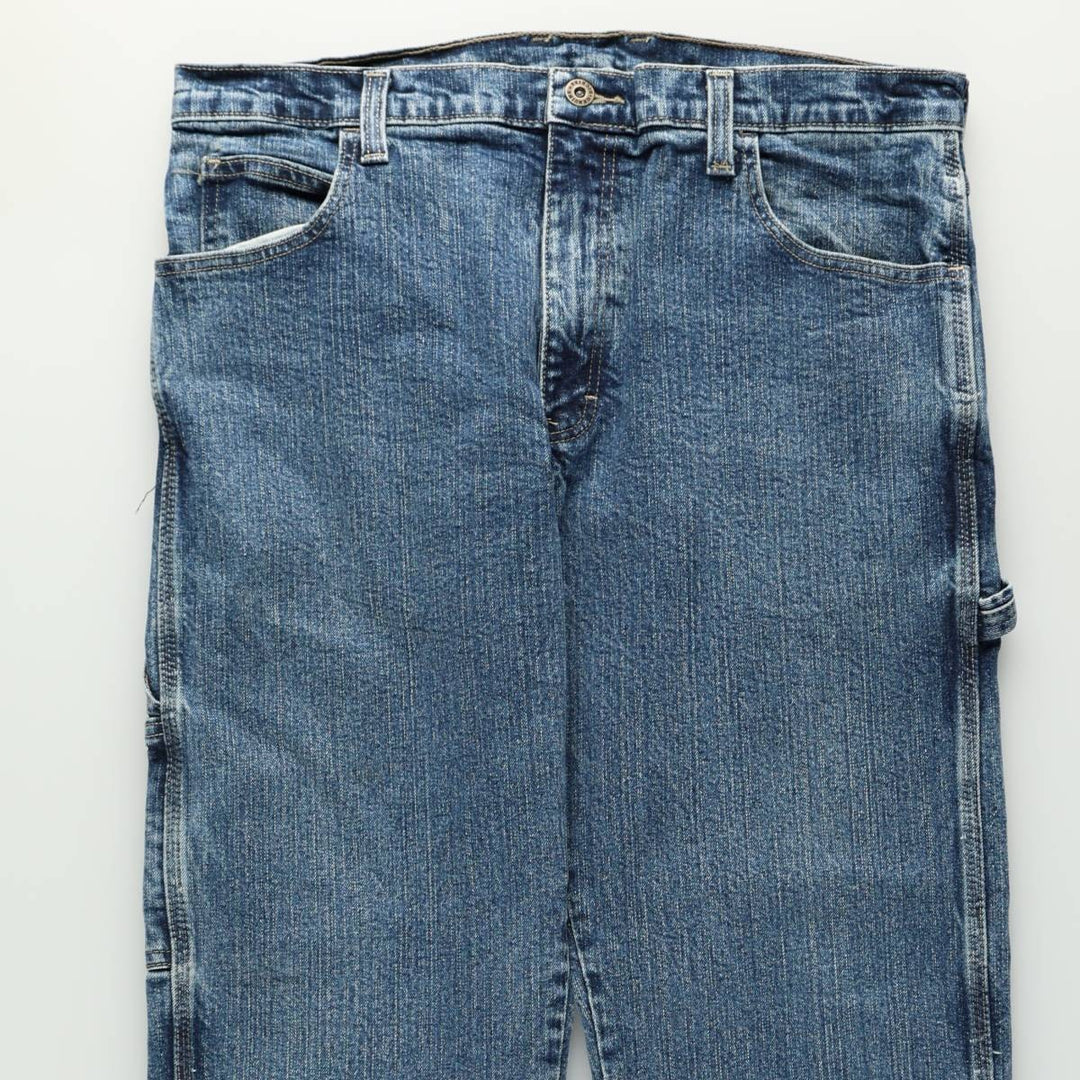 Dickies denim painter pants for men, equivalent to W35 cotton blue type Vintage Second Hand