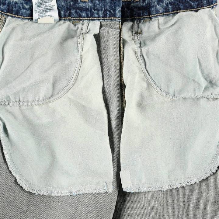 Dickies denim painter pants for men, equivalent to W35 cotton blue type Vintage Second Hand