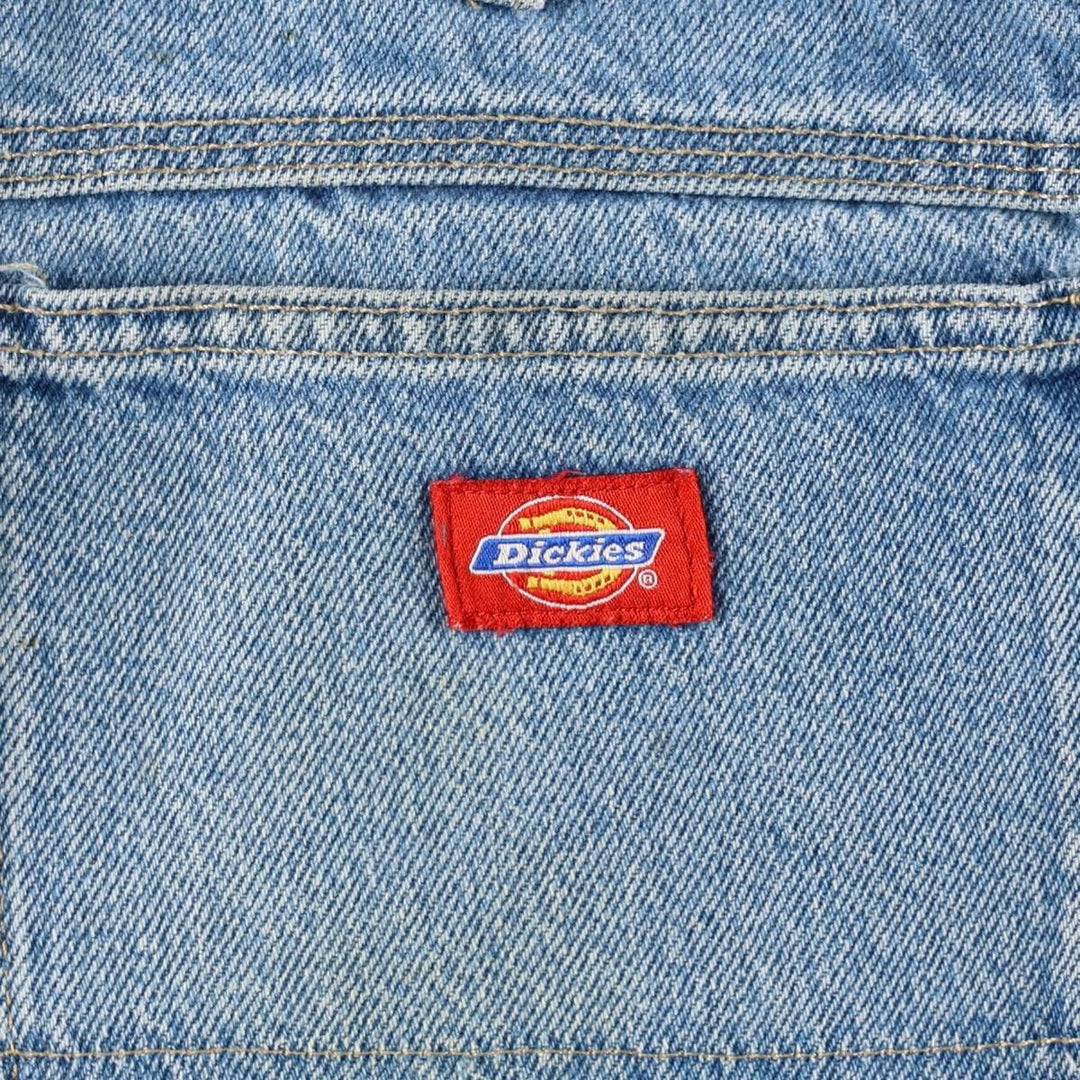 Dickies denim painter pants for men, equivalent to W34 cotton blue type Vintage Second Hand