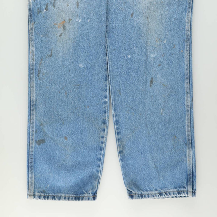 Dickies denim painter pants for men, equivalent to W34 cotton blue type Vintage Second Hand