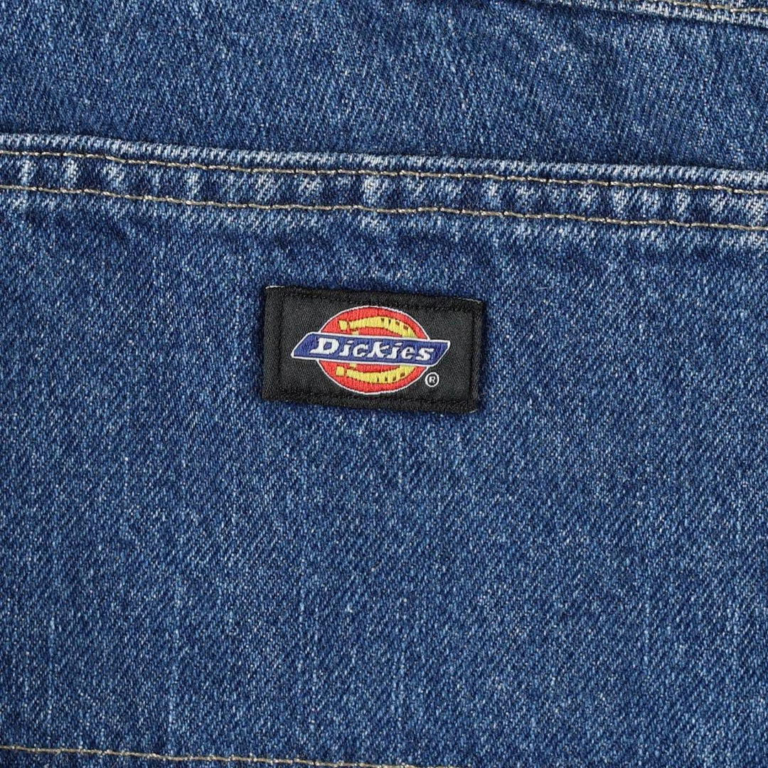Dickies denim painter pants for men, equivalent to W33 unclear blue type Vintage Second Hand