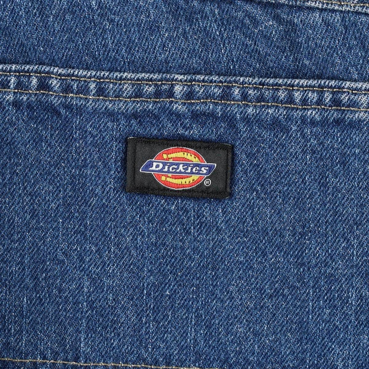 Dickies denim painter pants for men, equivalent to W33 unclear blue type Vintage Second Hand