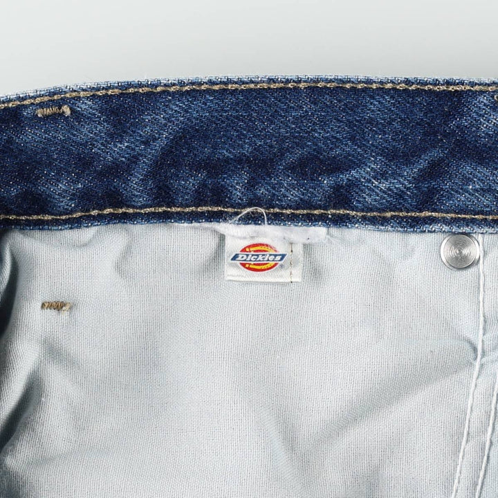 Dickies denim painter pants for men, equivalent to W33 unclear blue type Vintage Second Hand